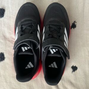 Adidas Black and Red Athletic Shoes